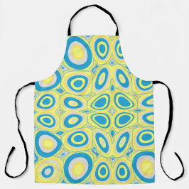 Maz Psychedelic Eggs - Blue Gray Yellow Schürze