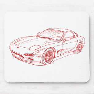 Maz RX7 Flugleitanlage Mousepad