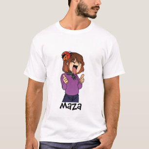 "Maza" kreativer Unterschied-T - Shirt
