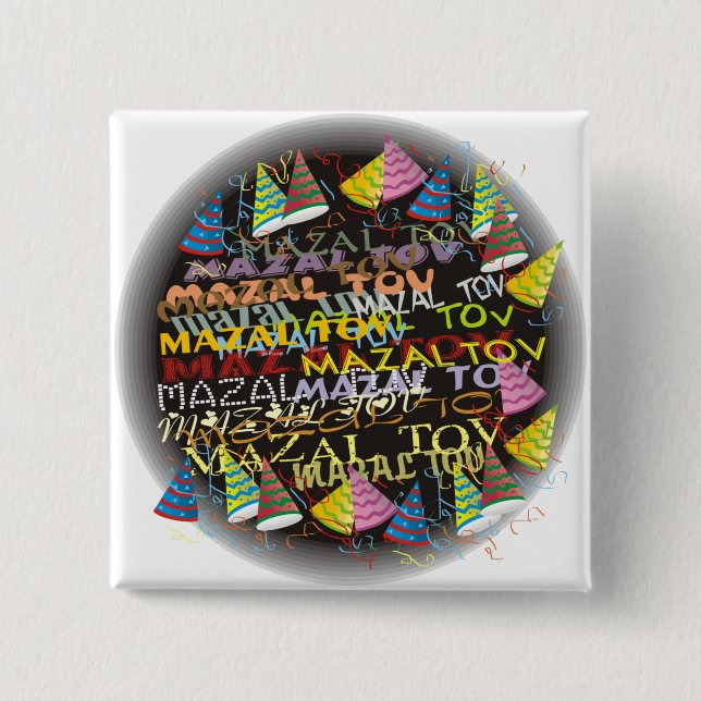 Mazaltovs Button (Vorderseite)