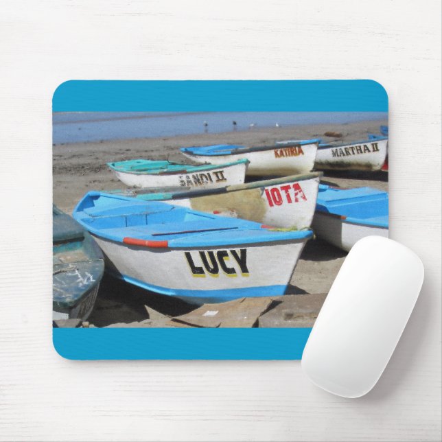 Mazatlan-Fischerboote Mousepad (Mit Mouse)