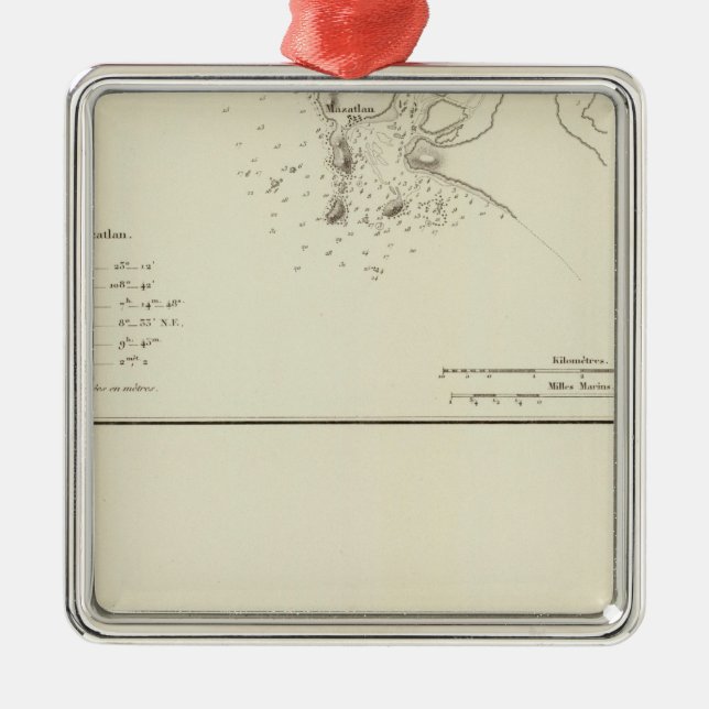 Mazatlan, Mexiko Ornament Aus Metall (Vorne)