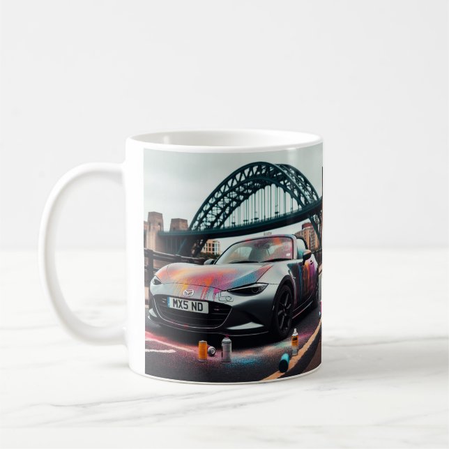 Mazda MX-5 Miata ND Gen 4 spray peint Mug (Gauche)