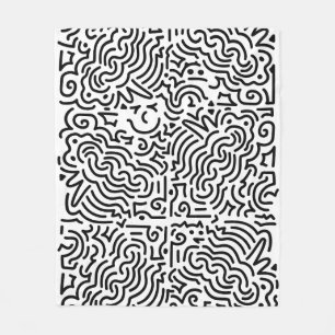 Maze Blanket Fleecedecke