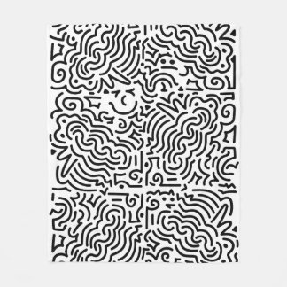 Maze Blanket Fleecedecke