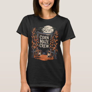 Maze Crew Halloween Herbstsaison T-Shirt