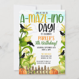 Maze Maze Boys Einladung zum Geburtstag