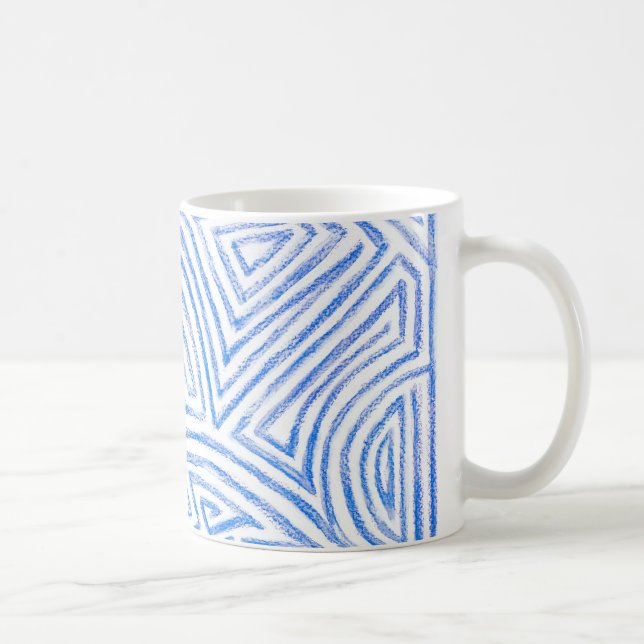 "Maze"-Muster-Tasse Kaffeetasse (Rechts)