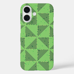 Maze Patchwork Canvas Print iPhone 16 Hülle