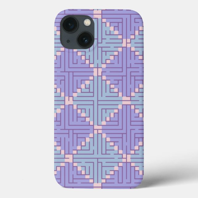 Maze Patchwork Case-Mate iPhone Hülle (Rückseite)