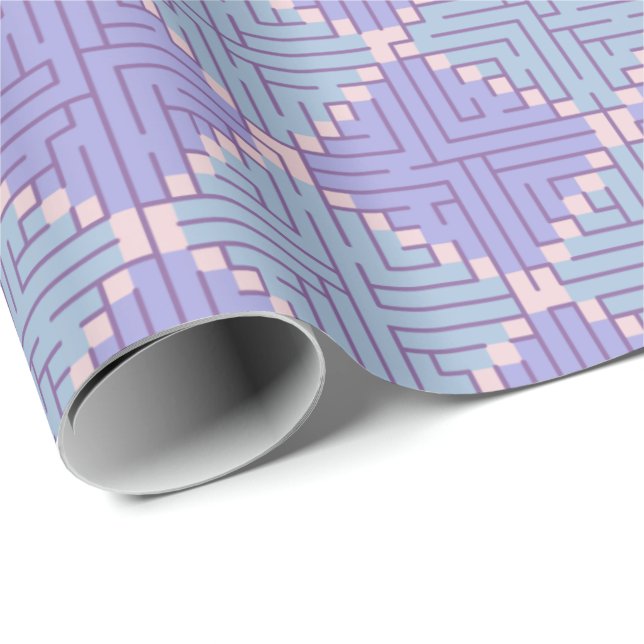 Maze Patchwork Geschenkpapier (Rolleneckpunkt)