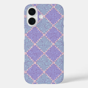 Maze Patchwork iPhone 16 Hülle