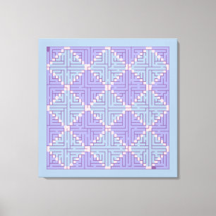Maze Patchwork Leinwanddruck