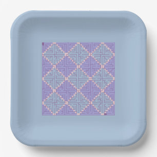 Maze Patchwork Pappteller