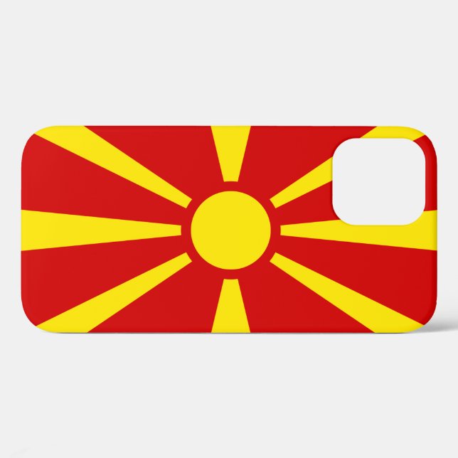 Mazedonien Case-Mate iPhone Hülle (Rückseite (Horizontal))