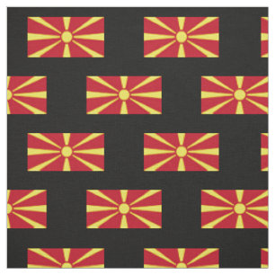 Mazedonien-Flagge Stoff