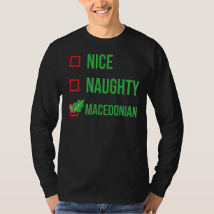 Mazedonien - Funny Macedonien Pajama Weihnachten T-Shirt