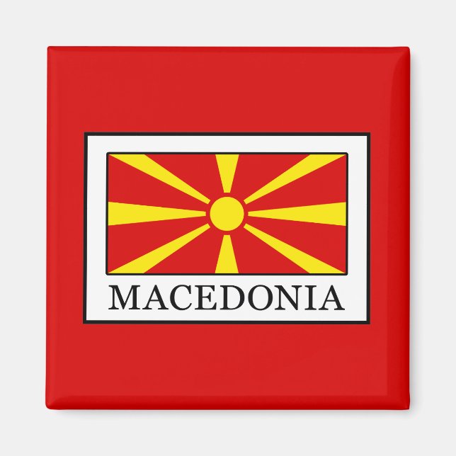 Mazedonien Magnet (Vorne)