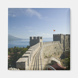 MAZEDONIEN, Ohrid. Car Samoil's Burg - Burg Magnet