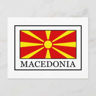 Mazedonien Postkarte