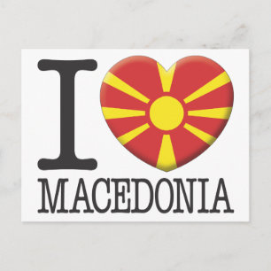 Mazedonien Postkarte