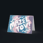 MAZEL TOV BAR BAT MITZVAH Maßgeschneiderte moderne Karte<br><div class="desc">Handgezeichneter Text von mir für Sie. Fügen Sie Ihren eigenen Text in die Innenseite der Karte oder ändern Sie die Hintergrundfarben. Für weitere Designs und Farben Karo mein Shop! Oder lass mir Bescheid, wenn du etwas Angewohntes willst. Ich habe auch passendes Packpapier und natürlich sowohl Bar und Bat Mitzvah Versionen!...</div>