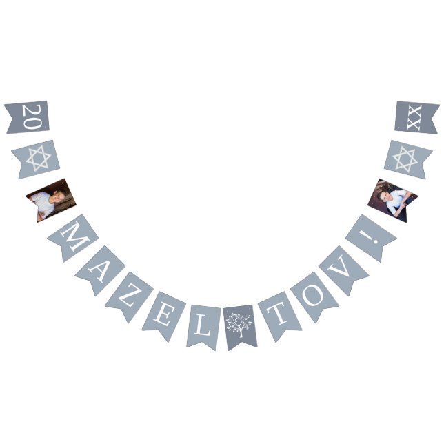 Mazel Tov Bar Mitzvah Celebration Wimpelkette (Alle)