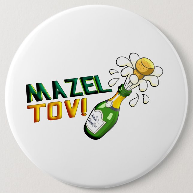 Mazel Tov Button (Vorderseite)