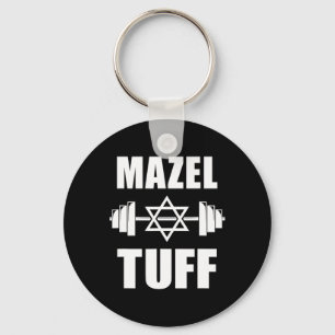 Mazel Tuff Funny Jewish Workout Schlüsselanhänger