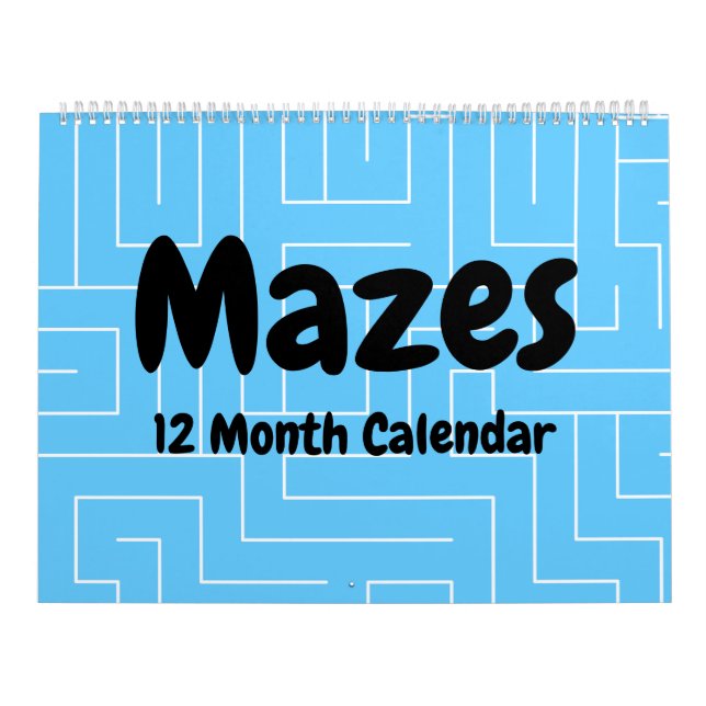 Mazes 12 Monatskalender Kalender (Titelbild)