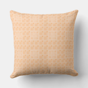 Mazipoodles 3D Square Grid Peach Kissen