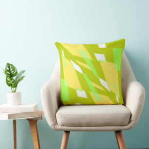 Mazipoodles Abstraction Perspektive Limoner Lemon Kissen