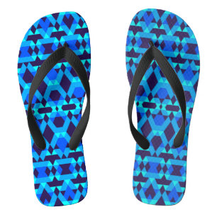 Mazipoodles Aztec Zigzag 3 Flip Flops