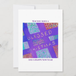 MAZIPOODLES Blessed Christmas  Feiertagskarte
