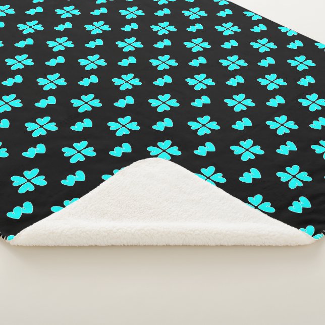 Mazipoodles Blue Hearts Sherpadecke (3/4)