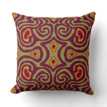 Mazipoodles Crazy Maze - Olive Burgund Gold