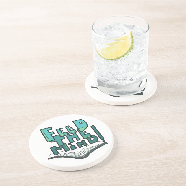 MAZIPOODLES Feed The Mind 066 Getränkeuntersetzer (Seite)