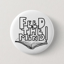 MAZIPOODLES Feed The Mind 077  Button