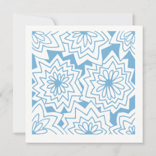 Mazipoodles Floral Feuerwerk Muster 103 Karte