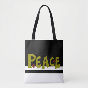 MAZIPOODLES Frieden Olivgrün Tasche