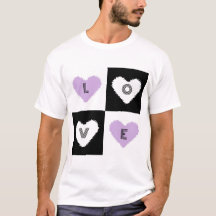 Mazipoodles Hearts Abstraction Lilac Liebe