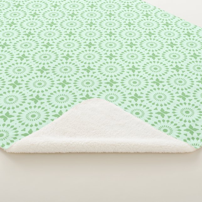Mazipoodles Kaleidoscope Wheel A Pastel Green Mint Sherpadecke (3/4)