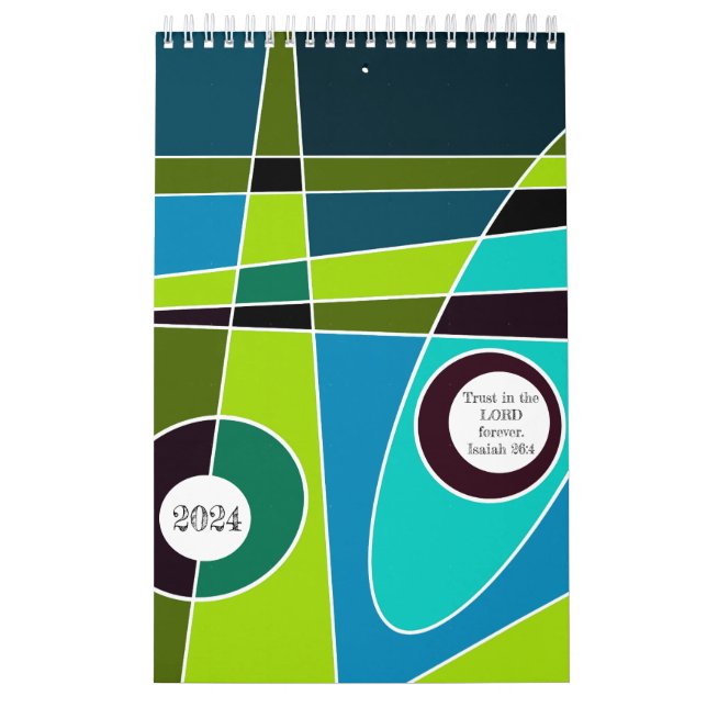 Mazipoodles Kalender Abstraktes Surfen 2024 (Titelbild)