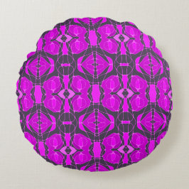Mazipoodles Neuro Art - Dusty Magenta Rundes Kissen