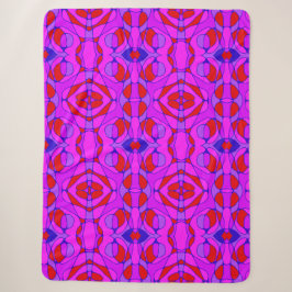 Mazipoodles Neuro Art Fuchsia Red Blue Sherpadecke