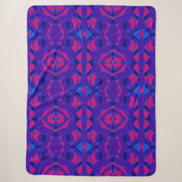 Mazipoodles Neuro Art Pink Orange Lila Sherpadecke
