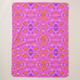 Mazipoodles Neuro Art Pink Orange Lila Sherpadecke