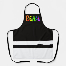 MAZIPOODLES Peace Rainbow 2 Schürze