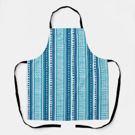 MAZIPOODLES Striped Ribbed Knitting Pattern 088 B  Schürze