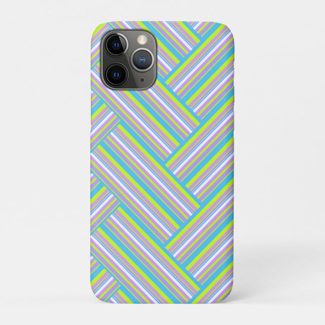 MAZIPOODLES Stripes Spaghetti 54 Herringbone  Case-Mate iPhone Hülle (Rückseite)